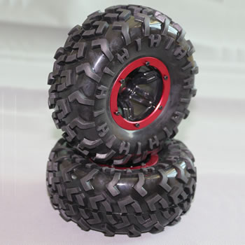 130mm Rubber Inflated Tire for 1/10 RC Crawler-hi