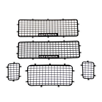 Metal Protective Window Net Grill 5pcs sets For Traxxas Trx-4