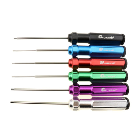 6 COLOR High Speed Steel HSS Hex Wrenches