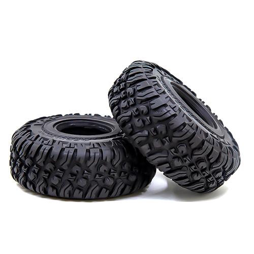 1.9inch 1.9" Rubber 118x46mm Tires with Foam Sponge Insert for TRX4 SCX10 90046  